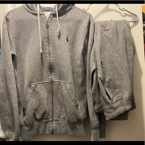 -Grey Polo Sweatsuit